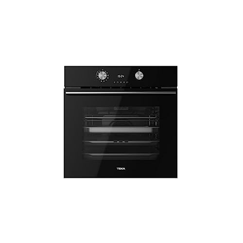 TEKA Einbau-Backofen SteamGourmet, Ofen und Dampfgarer mit 12 Funktionen, Teleskopauszug, Touch-Display, Einbaugerät – 60 cm, 70 Liter, Schwarz von Teka