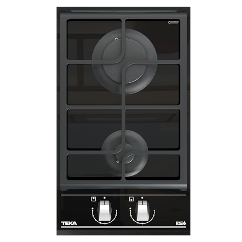 Teka 112570166, Gaskochfeld, 30 cm GZC 32300 XBC BK (E4), Black/ceramic glass von Teka