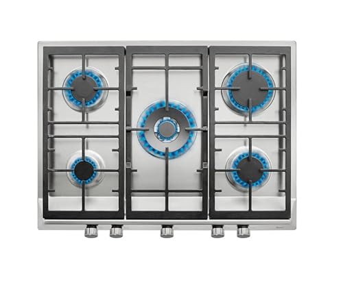 Teka 112610037, Gaskochfeld, 70 cm EX 70.1 5G AI AL DR CI NTB (E4), Inox von Teka