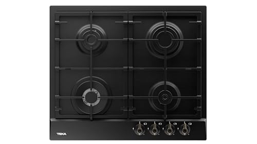 Teka 112610058, Gaskochfeld, 60 cm GSC 64320 RBC AT OB (E4), Country style anthracite von Teka