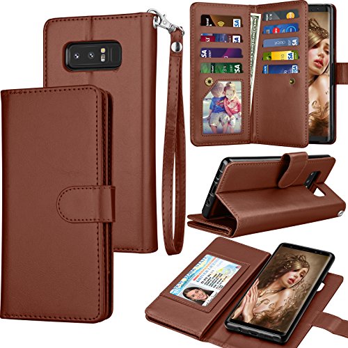 Tekcoo Schutzhülle für Galaxy Note 8, PU-Leder, luxuriöses Design, mit Standfunktion, Braun Tekcoo Schutzhülle für Galaxy Note 8, PU-Leder, luxuriöses Design, mit Standfunktion, Braun von Tekcoo