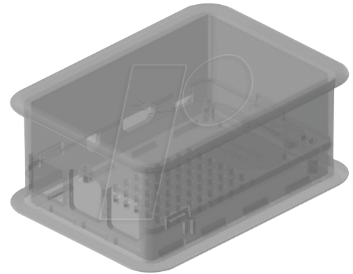 TEK-BERRY+ XL TR - Gehäuse für Raspberry Pi 3, transparent von Teko