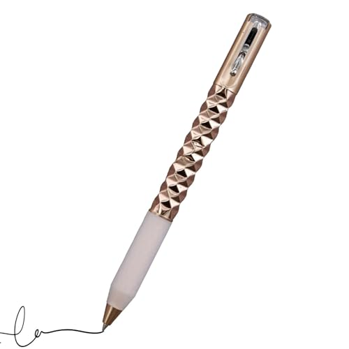 Teksome Crinkle-Stift, metrischer Crush-Stift - Geometrische Metall 0,5 mm formverändernde Gelstifte,Deformations-Kugelschreiber, einziehbarer Transform-Zappelstift, cooles Briefpapier für Ärzte, von Teksome
