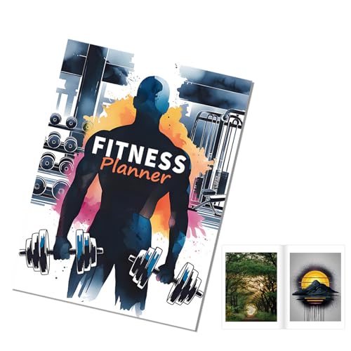 Teksome Fitness Workout Journal, Workout Log Book | Training Habit Tracker Daily Journal - Fitnessstudio Gewichtsverlust Notizbuch zum Erreichen Ihrer Wellnessziele von Teksome
