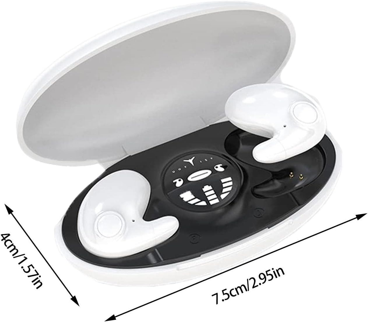 Teksome Wasserdicht und stoßfest In-Ear-Kopfhörer (Einfache Touch-Steuerung für Musik, Anrufe und Anrufannahme mit eingebautem Mikrofon., mit schneller, stabiler Verbindung, Mikrofon und Touch-Steuerung) von Teksome