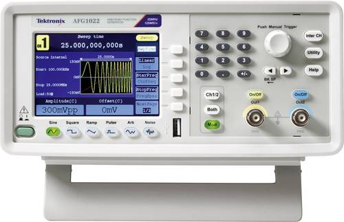 Tektronix AFG1022 Funktionsgenerator netzbetrieben 0.000001Hz - 25MHz 2-Kanal Arbiträr, Dreieck, Pu von Tektronix