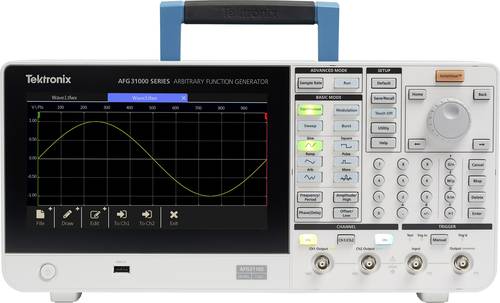 Tektronix AFG31021 Funktionsgenerator netzbetrieben 0.000001Hz - 25MHz 1-Kanal Arbiträr, Dreieck, P Tektronix AFG31021 Funktionsgenerator netzbetrieben 0.000001Hz - 25MHz 1-Kanal Arbiträr, Dreieck, P von Tektronix