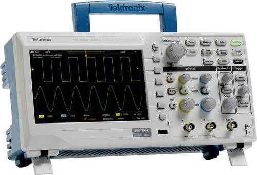 Tektronix TBS1052C Digital-Oszilloskop 50MHz 1 GSa/s 20 kpts 8 Bit 1St. von Tektronix