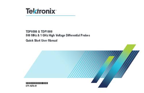 Tektronix TDP0500 Differential-Tastkopf Tektronix TDP0500 Differential-Tastkopf von Tektronix