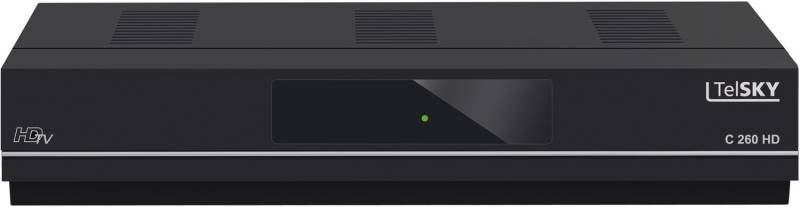 C 260 HD HDTV-Kabelreceiver schwarz von TelSKY