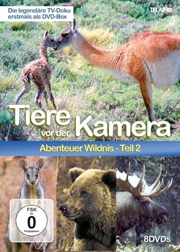 Tiere Vor der Kamera - Abenteuer Wildnis 2 [8 DVDs] von Telamo (Warner)