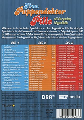 Frau Puppendoktor Pille mit der Großen,Klugen Bril [3 DVDs] von Telamo