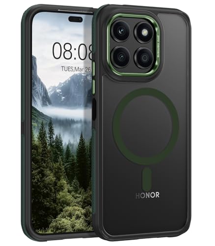 Telaso Schutzhülle für Honor X8b kompatibel mit MagSafe, lichtdurchlässig, matt, dünn, stoßfest, Schutzhülle für Honor X8, kompletter Schutz der Kamera, Grün Telaso Schutzhülle für Honor X8b kompatibel mit MagSafe, lichtdurchlässig, matt, dünn, stoßfest, Schutzhülle für Honor X8, kompletter Schutz der Kamera, Grün von Telaso