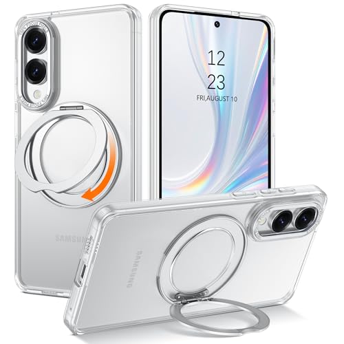 Telaso Schutzhülle für Samsung Galaxy S25 Edge, kompatibel mit MagSafe, mit magnetischem 360° drehbarem Ringständer, schlank, stoßfest, Schutzhülle für Samsung Galaxy S25 Edge 6,7 Zoll 5G 2025 Telaso Schutzhülle für Samsung Galaxy S25 Edge, kompatibel mit MagSafe, mit magnetischem 360° drehbarem Ringständer, schlank, stoßfest, Schutzhülle für Samsung Galaxy S25 Edge 6,7 Zoll 5G 2025 von Telaso