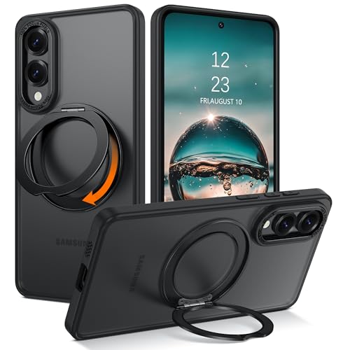 Telaso Schutzhülle für Samsung Galaxy S25 Edge, kompatibel mit MagSafe, mit magnetischem 360° drehbarem Ringständer, schlank, stoßfest, Schutzhülle für Samsung Galaxy S25 Edge 6,7 Zoll 5G 2025 Telaso Schutzhülle für Samsung Galaxy S25 Edge, kompatibel mit MagSafe, mit magnetischem 360° drehbarem Ringständer, schlank, stoßfest, Schutzhülle für Samsung Galaxy S25 Edge 6,7 Zoll 5G 2025 von Telaso
