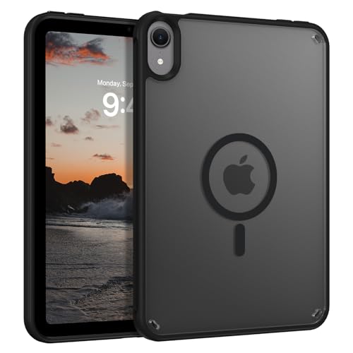 Telaso Schutzhülle für iPad Mini 7 A17 Pro 2024/iPad Mini 6 2021 8,3 Zoll iPad Mini 7. / 6. Generation, durchscheinende matte Rückseite, weiche TPU-Stoßdämpfer, Militärqualität, Schutzhülle für iPad Telaso Schutzhülle für iPad Mini 7 A17 Pro 2024/iPad Mini 6 2021 8,3 Zoll iPad Mini 7. / 6. Generation, durchscheinende matte Rückseite, weiche TPU-Stoßdämpfer, Militärqualität, Schutzhülle für iPad von Telaso