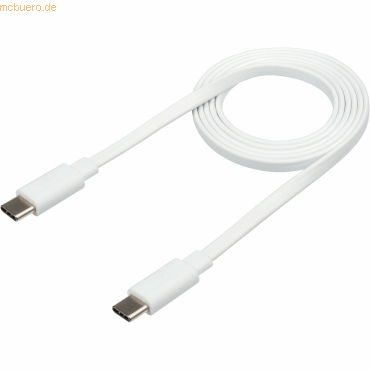 Telco Accessories Xtorm Flat USB-C PD cable (1m) White von Telco Accessories