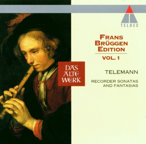 Frans Brüggen Edition Vol. 1 (Telemann: Blockflötensonaten und -fantasien) von Teldec (Warner)