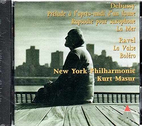 Debussy: Prelude to the Afternoon of a Faun; Rhapsody for Orch. & Saxophone; La Mer / Ravel: La valse; Bolero Live Edition (1997) Audio CD von Teldec / Wea