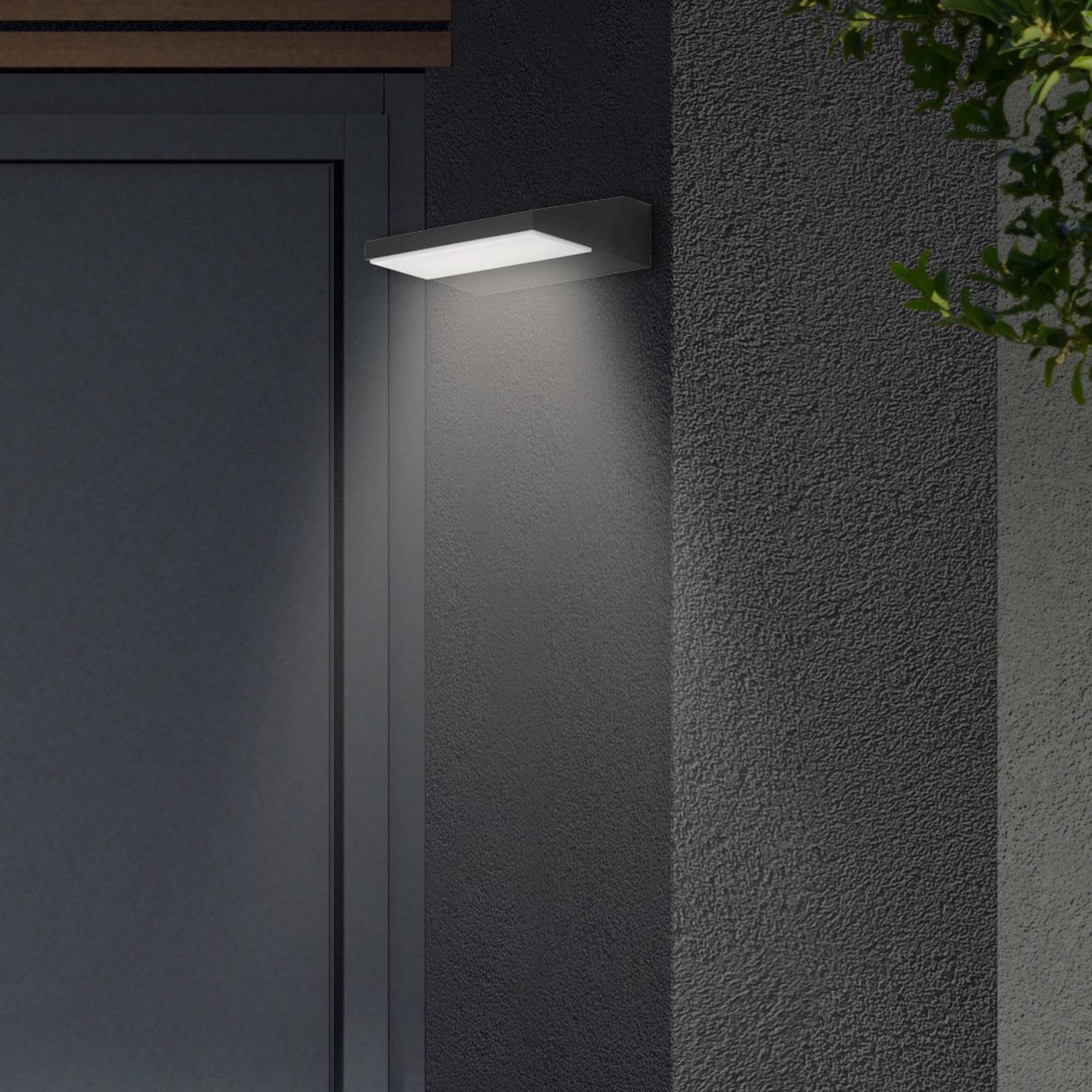 LED-Außenwandleuchte Bergen drehbar schwarz 4.000K LED-Außenwandleuchte Bergen drehbar schwarz 4.000K von Telefunken