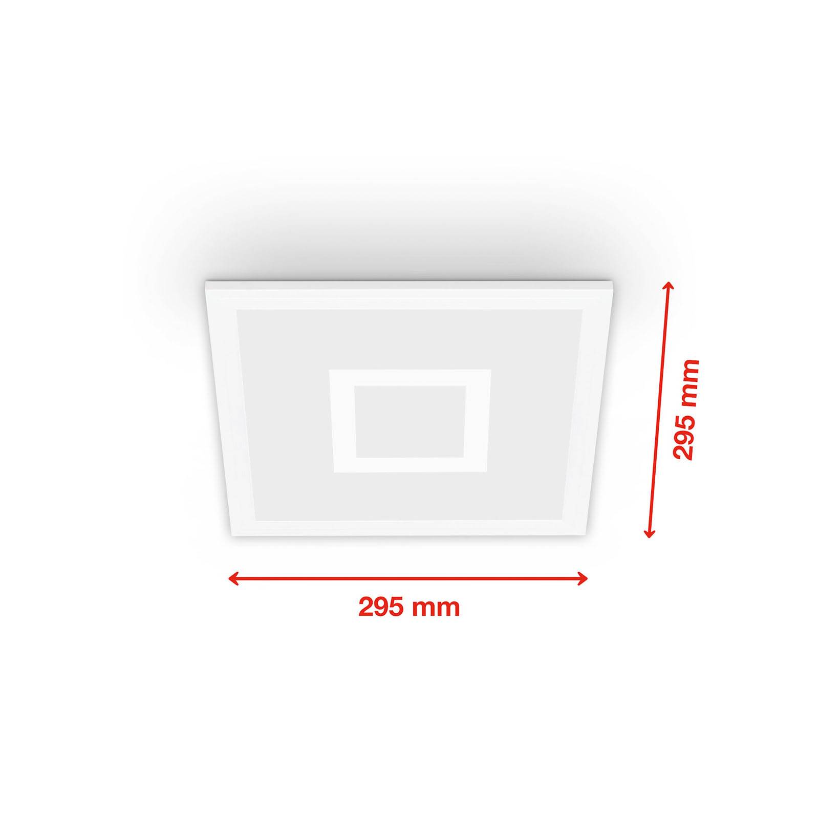 LED-Panel Centerlight weiß Remote CCT RGB 30x30cm von Telefunken