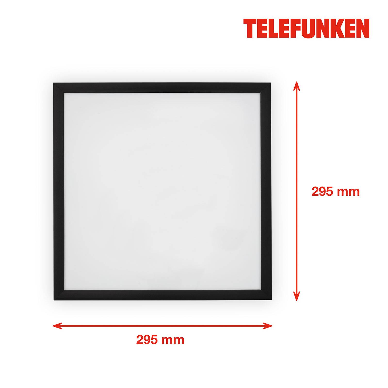 LED-Panel Magic Fully schwarz CCT RGB 30x30cm von Telefunken