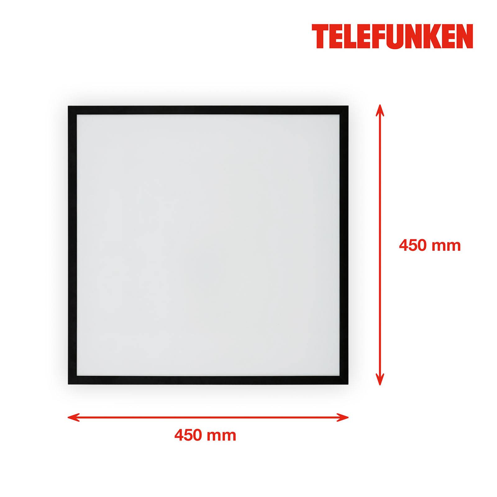 LED-Panel Magic Fully schwarz CCT RGB 45x45cm von Telefunken