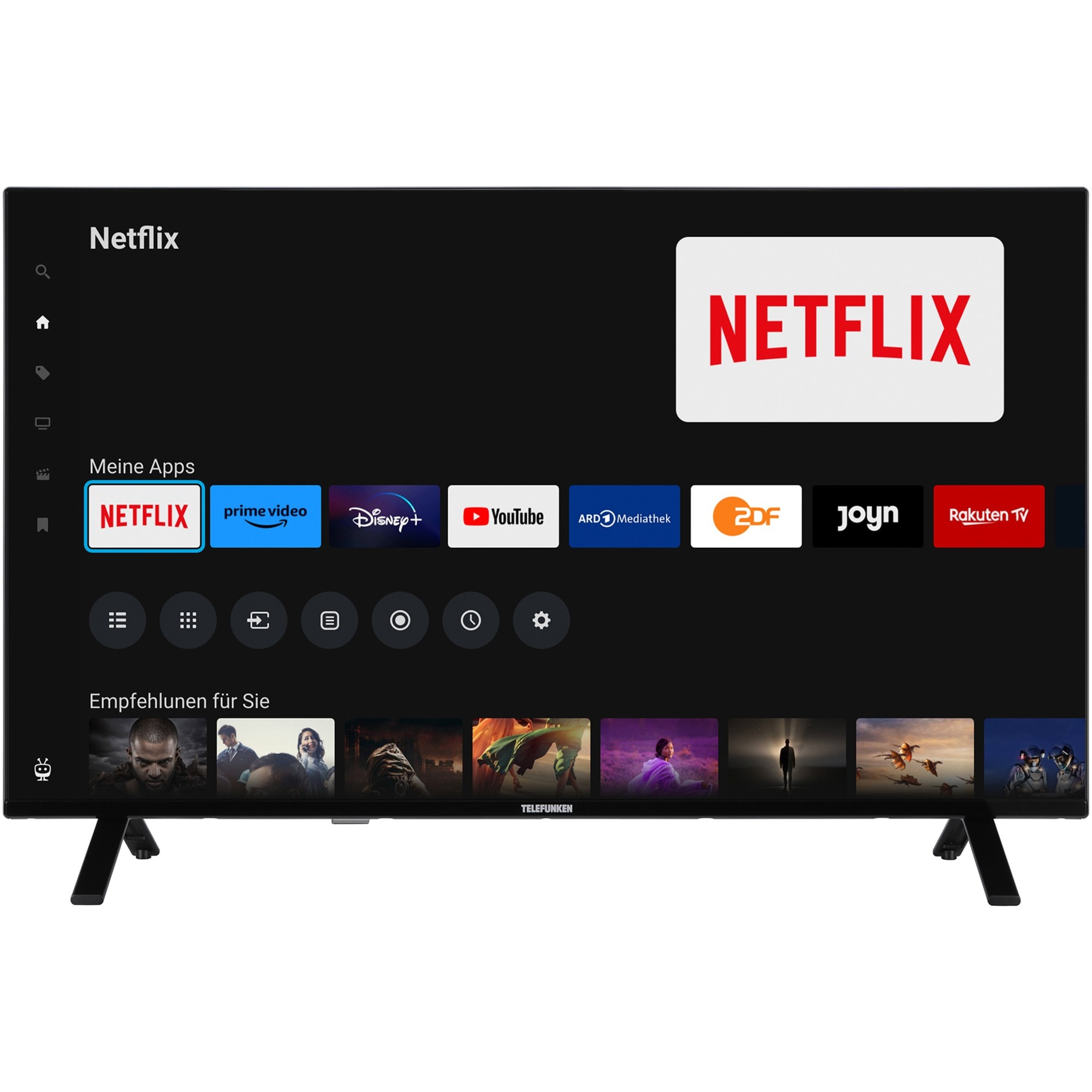 QU43TO750S, QLED-Fernseher QU43TO750S, QLED-Fernseher von Telefunken