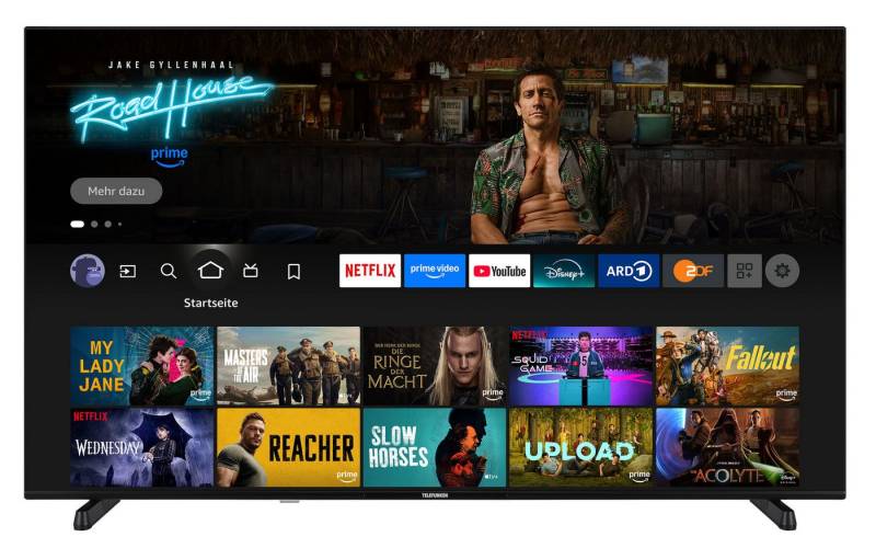 Telefunken XU65FO754S LCD-LED Fernseher (164 cm/65 Zoll, 4K Ultra HD, Fire TV, HDR Dolby Vision, Triple-Tuner, Dolby Atmos) von Telefunken
