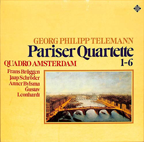Telemann: Pariser-Quartette 1-6 - 6.35065 - Vinyl Box von Telefunken