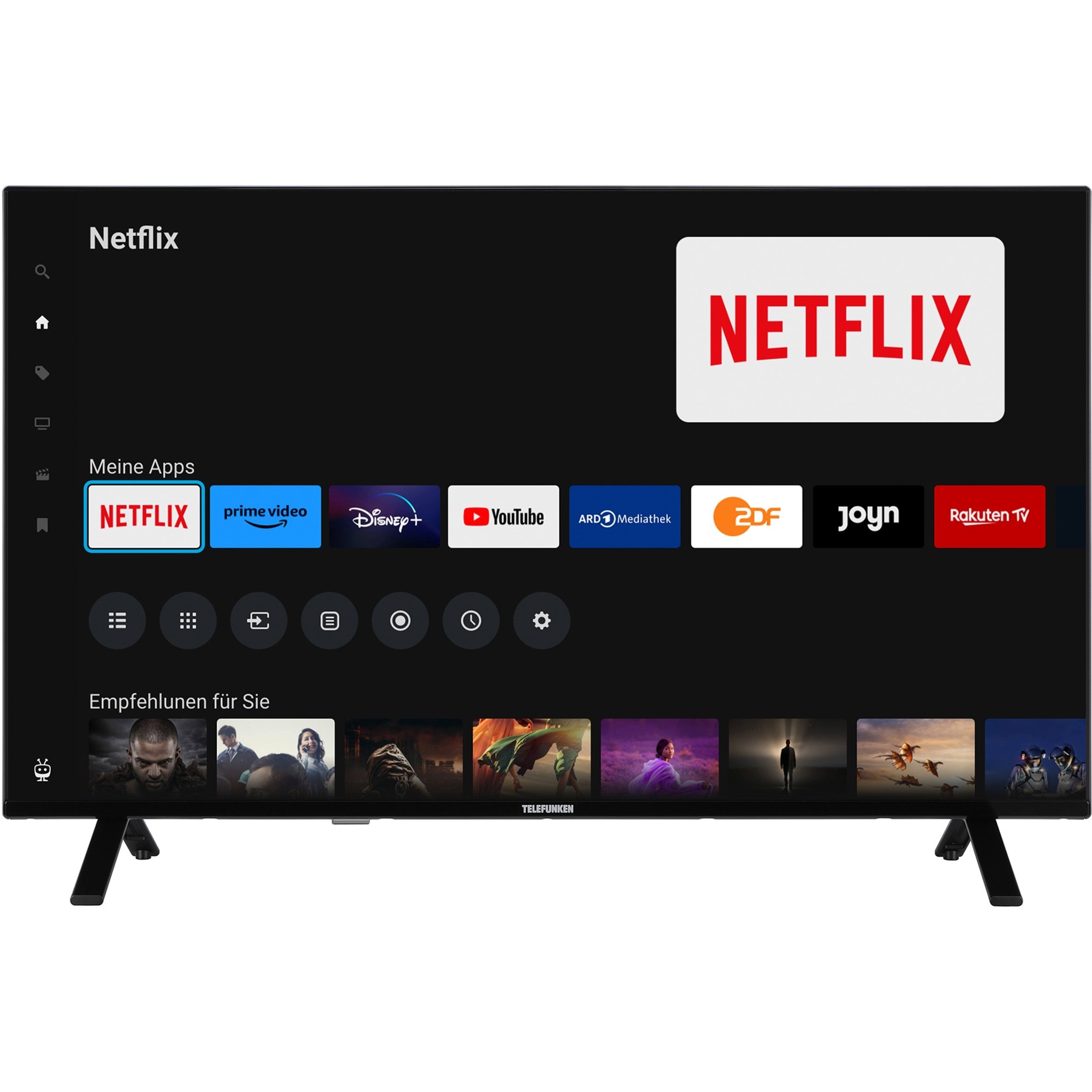 XU43TO750S, LED-Fernseher von Telefunken