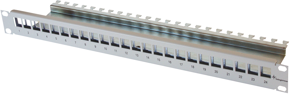 Telegärtner 19,  Modulträger 1 HE, für 24 AMJ Module von Telegärtner