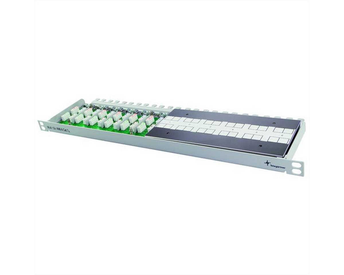 Telegärtner 19"-Verbinder Multi VM Kat.7 (Class F) Netzwerk-Panel von Telegärtner