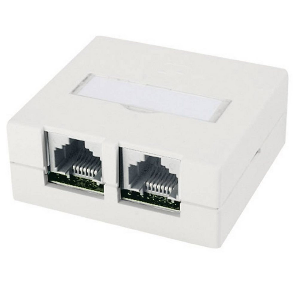 Telegärtner 2 Port CAT 6 Netzwerkdose Aufputz RAL 9010 Netzwerk-Adapter Telegärtner 2 Port CAT 6 Netzwerkdose Aufputz RAL 9010 Netzwerk-Adapter von Telegärtner