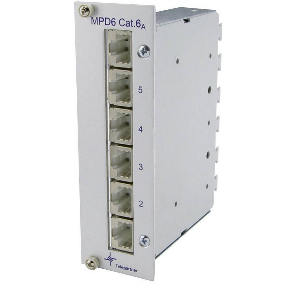 Telegärtner 6 Port Mini Patchpanel CAT 6a mit Frontplatte Netzwerk-Patch-Panel Telegärtner 6 Port Mini Patchpanel CAT 6a mit Frontplatte Netzwerk-Patch-Panel von Telegärtner