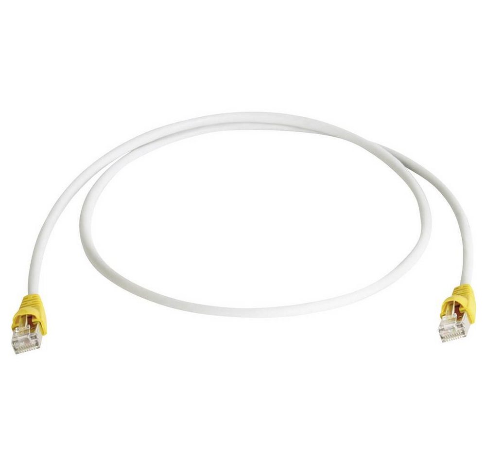 Telegärtner Crossover Patchkabel CAT 6A LAN-Kabel, (10.00 cm), Flammwidrig, mit Rastnasenschutz von Telegärtner