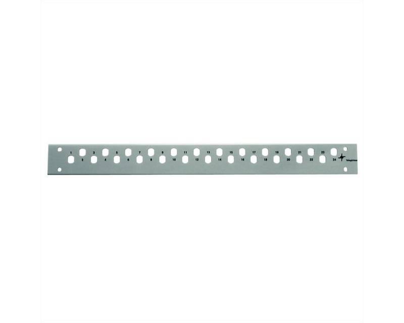 Telegärtner Frontplatte BASIS V 1HE Glasfaserkabel, FÜR 12 E2000-KUPPLUNGEN *H*A07 von Telegärtner