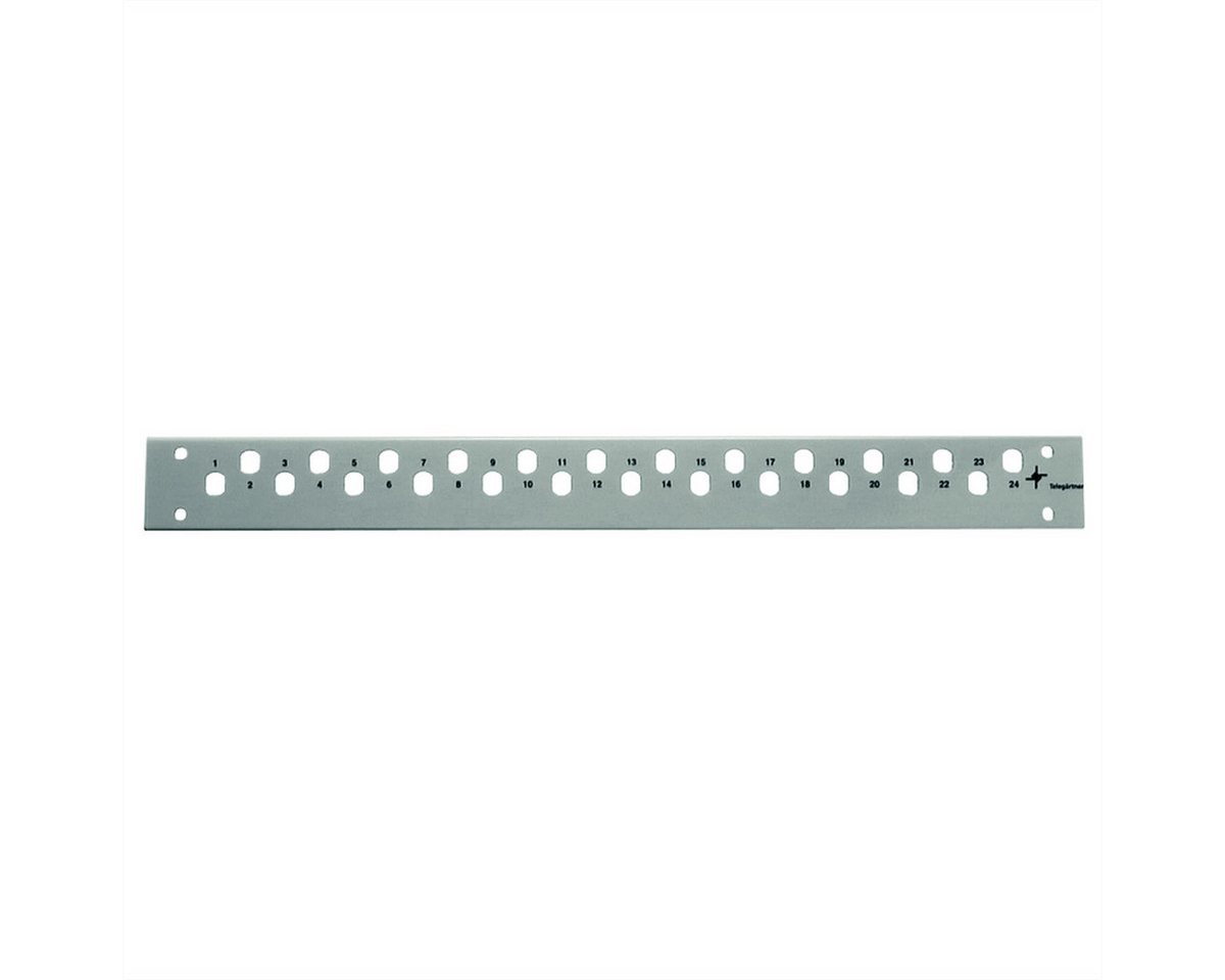 Telegärtner Frontplatte BASIS V 1HE Glasfaserkabel, für 12 LC-Duplex-Kupplungen Telegärtner Frontplatte BASIS V 1HE Glasfaserkabel, für 12 LC-Duplex-Kupplungen von Telegärtner