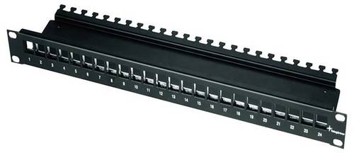 Telegärtner H02025A0220 24 Port Netzwerk-Patchpanel 483mm (19 ) CAT 6a 1 HE Schwarz von Telegärtner