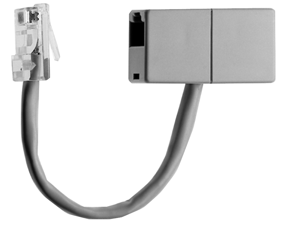 Telegärtner ISDN Anschlußdoppler RJ45 8(4)Stecker-2xRJ458(4) von Telegärtner