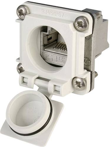 Telegärtner J00020A0482 STX V6 RJ45-Flanschset Variante 6 J00020A0482 Kupplung, Einbau Pole: 8P8C L von Telegärtner