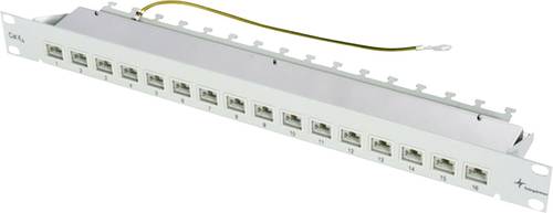 Telegärtner J02022A0050 16 Port Netzwerk-Patchpanel 483mm (19 ) CAT 6a 1 HE von Telegärtner