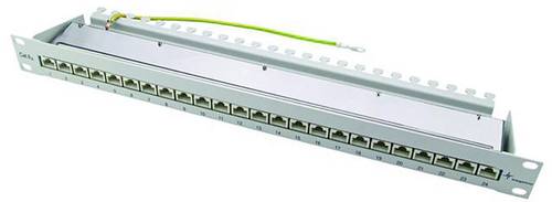 Telegärtner J02023A0051 24 Port Netzwerk-Patchpanel 483mm (19 ) CAT 6a 1 HE Lichtgrau (RAL 7035) von Telegärtner