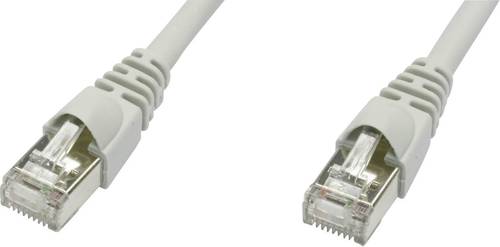 Telegärtner L00000D0026 RJ45 Netzwerkkabel, Patchkabel CAT 5e F/UTP 1.00m Grau Flammwidrig, mit Ras von Telegärtner