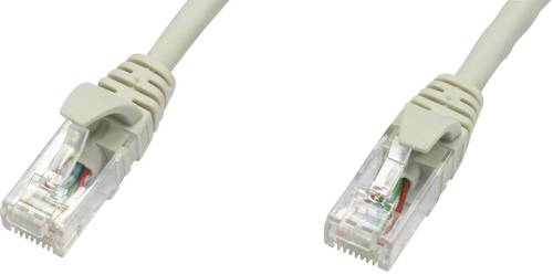 Telegärtner L00000E0010 RJ45 Netzwerkkabel, Patchkabel CAT 5e U/UTP 0.50m Grau Flammwidrig 1St. von Telegärtner