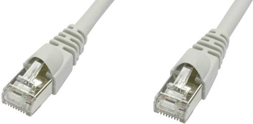 Telegärtner L00002D0080 RJ45 Netzwerkkabel, Patchkabel CAT 5e F/UTP 3.00m Grau Flammwidrig, mit Ras von Telegärtner