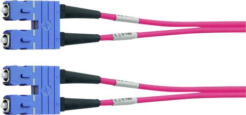Telegärtner L00881A0028 Glasfaser LWL Anschlusskabel [1x SC-Stecker - 1x SC-Stecker] 50/125 µ Mult von Telegärtner