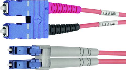 Telegärtner L00890A0080 Glasfaser LWL Anschlusskabel [1x SC-Stecker - 1x LC-Stecker] 50/125 µ Mult von Telegärtner