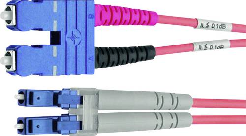 Telegärtner L00892C0024 Glasfaser LWL Anschlusskabel [1x SC-Stecker - 1x LC-Stecker] 50/125 µ Mult von Telegärtner