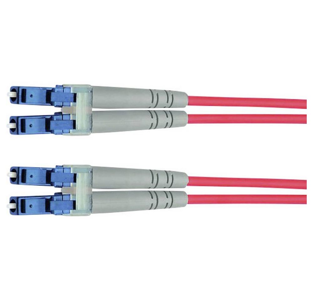 Telegärtner LWL-Kabel Duplex LC-Stecker / LC-Stecker 50/125 µ Glasfaserkabel, (3.00 cm), Duplex von Telegärtner